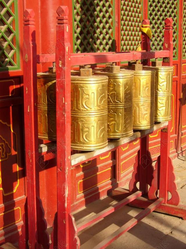 咒语 修道院 西藏 中国 庙