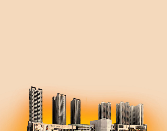金三角房地产宣传单素材