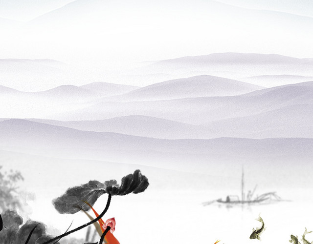 中国风水墨画素材