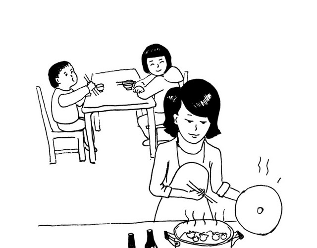 冬至包饺子
