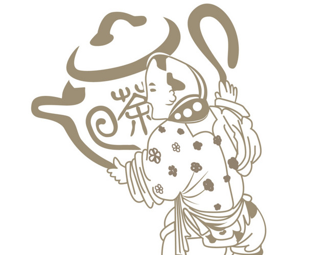 童子倒茶