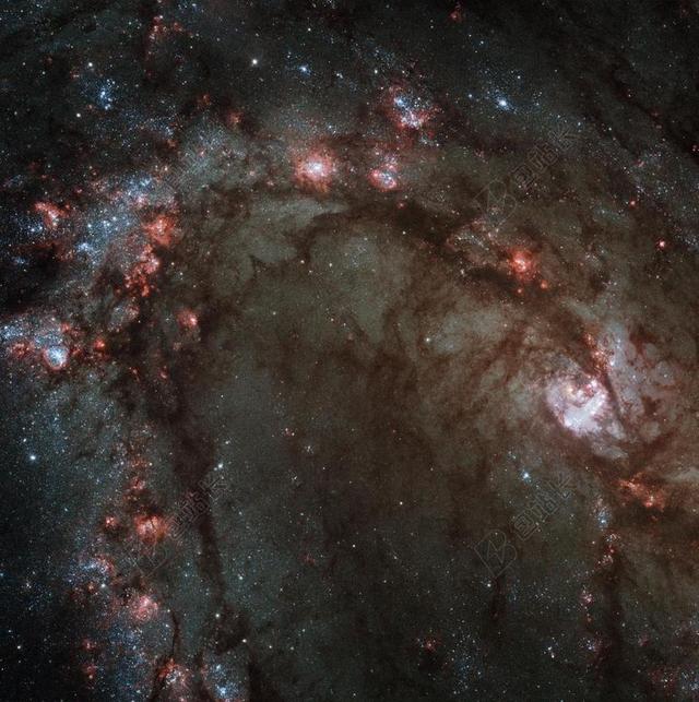 银河 南部的星系 M83 哈贝尔公司太空望远镜 星星 恒星诞生