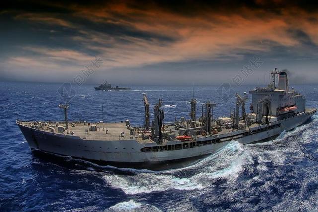 USN 米堡 供应 耗材 船舶 海 海洋 水 天空 云