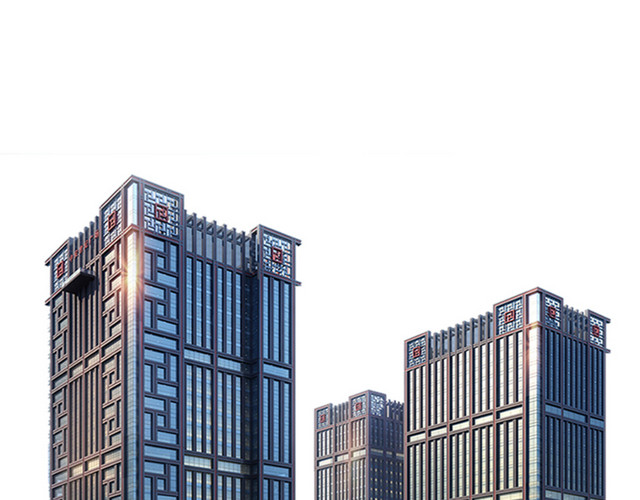 楼体亮化风格风景图
