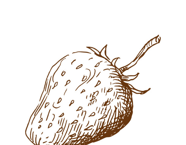 手绘草莓