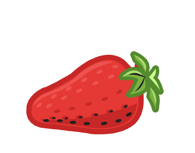 草莓矢量插画PNG