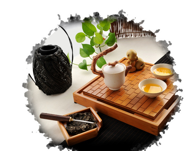 水墨茶