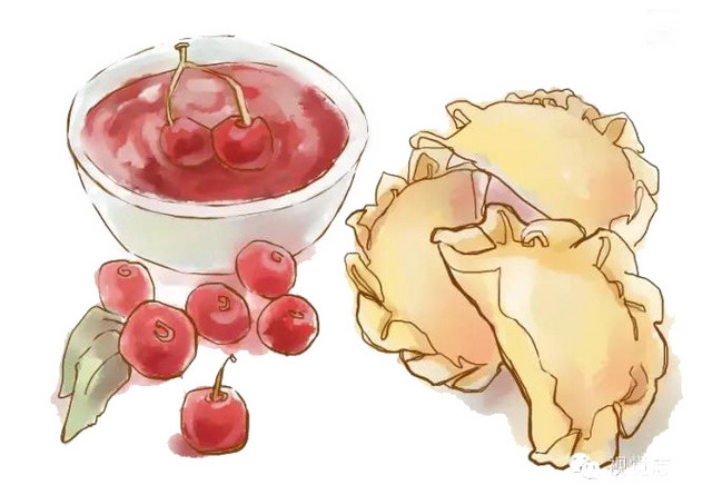 冬至水饺番茄酱