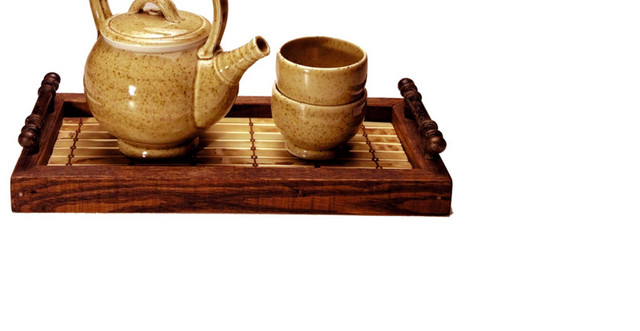 国学元素茶机花鸟树枝