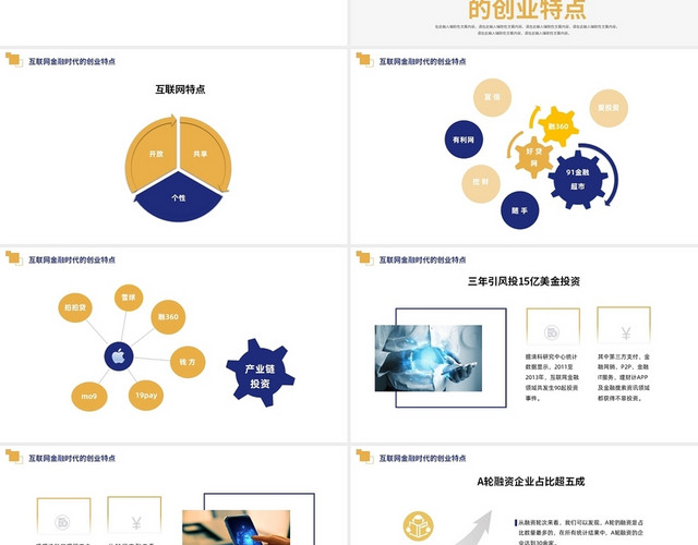 金色商务大气风格互联网金融模式PPT工作培训PPT互联网金融模式概况及发展机遇2