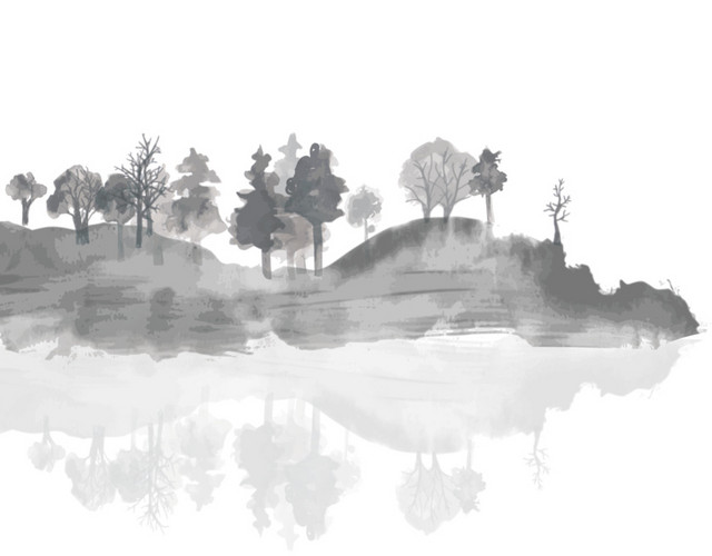 水墨风景
