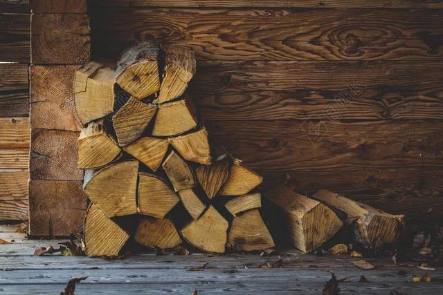 木 HOLZSTAPEL 柴 堆栈 蓄积量 日志 柴堆栈 堆积
