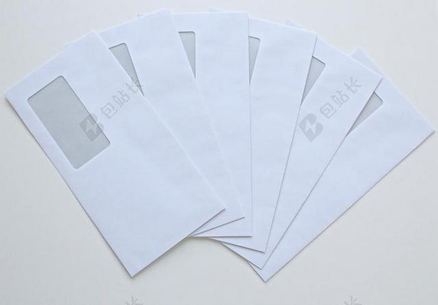 白色信封信件邮件纸张背景图片
