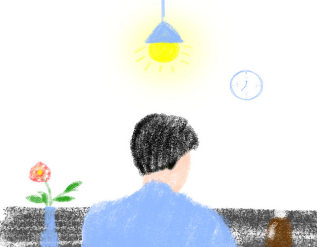夜晚工作的人免扣图