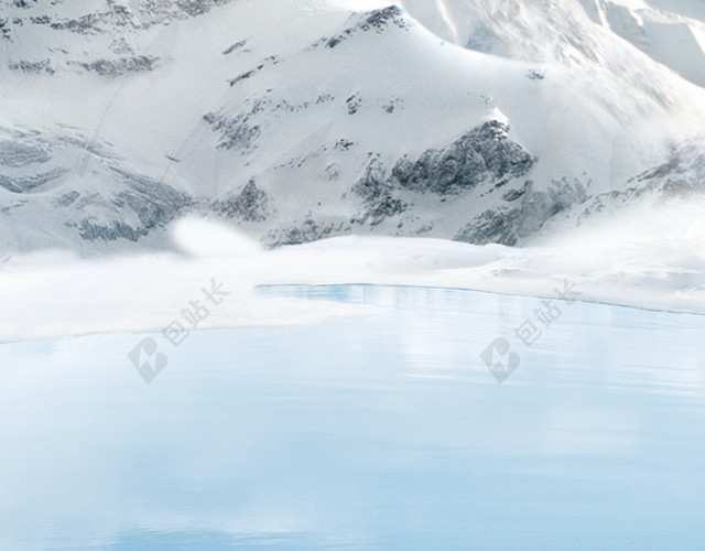 冬天雪山H5背景