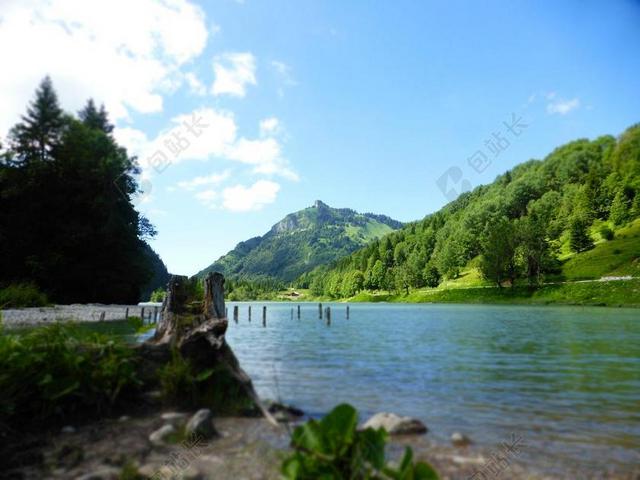 MOUTAIN 湖 景观 山 水 自然 森林 风景 景区