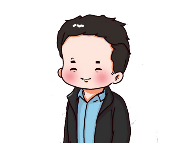 父亲节手绘老父亲