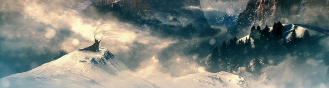 酷炫雪景BANNER