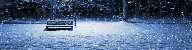 冬天雪景BANNER创意设计