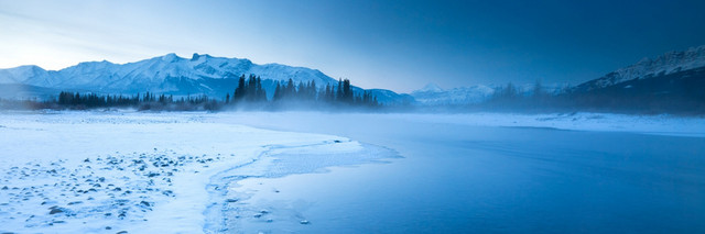雪景大气BANNER壁纸