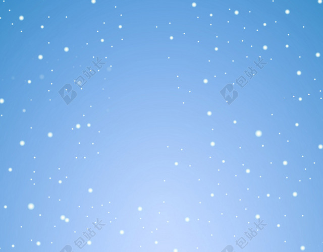 唯美浪漫冬季雪花广告设计