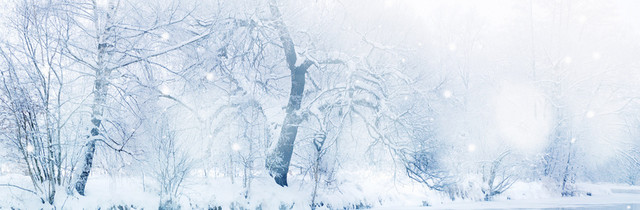 淘宝男装女装创意BANNER雪景