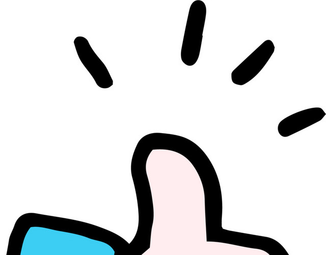 可爱点赞大拇指