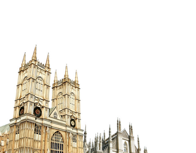 英国教堂实景素材