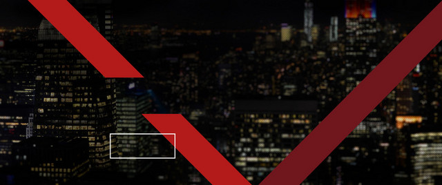 都市夜景几何线条摄影海报BANNER