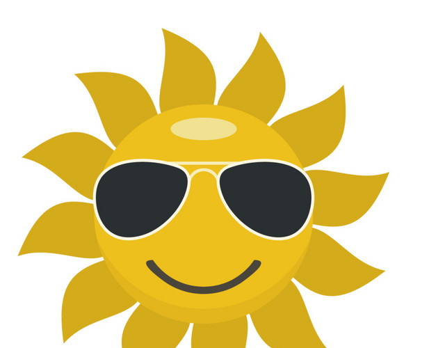 黄色圆弧太阳元素黄色圆弧圆圈创意