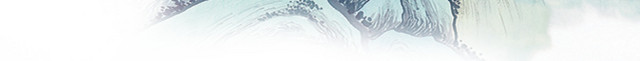 水墨山水画矢量素材