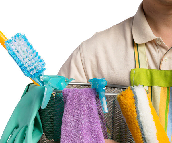 家政服务工具图片家政服务地拖桶抹布