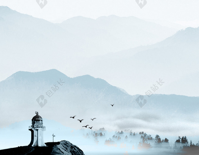 励志海报背景
