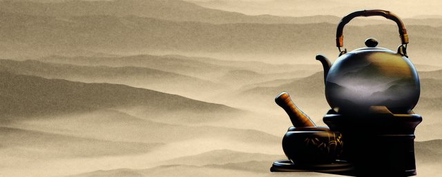 古代中医药行业励志养生中药材BANNER