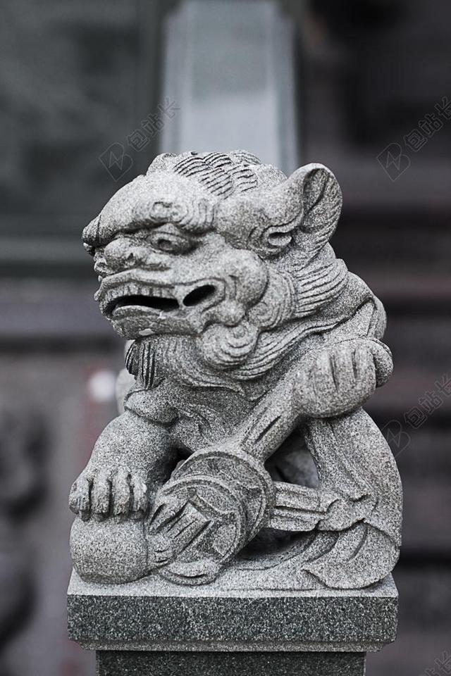 宗教 雕刻 石狮子 佛教 台湾
