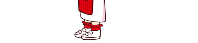 卡通美女厨师