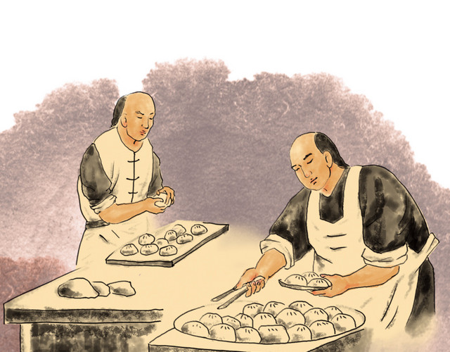 中国风海报美食工艺