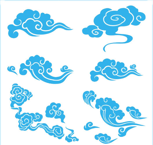 传统云纹云朵祥云素材