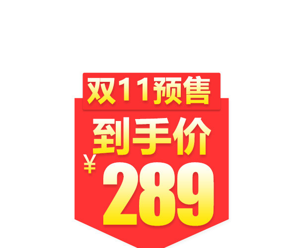 双十一红色价格标签