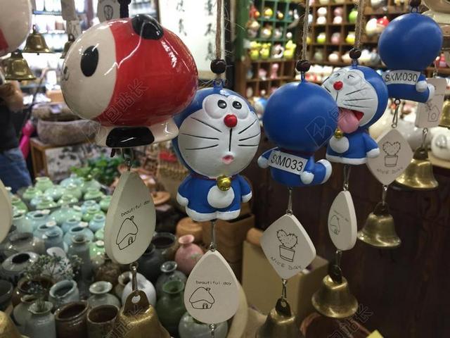 装饰可爱风铃叮当纪念品背景图片