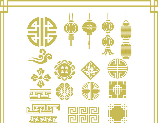 新年福气福字
