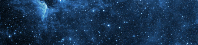 300像素蓝色梦幻高清星空图片