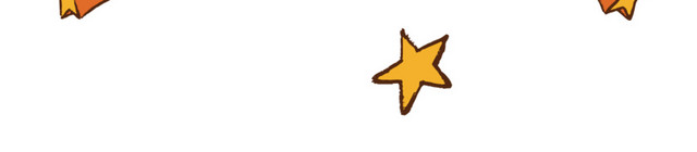 卡通五角星矢量图