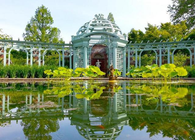 户外自然景观现代城市公园建筑背景图片