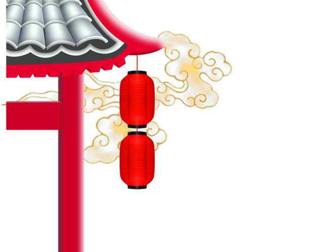 古代建筑灯笼