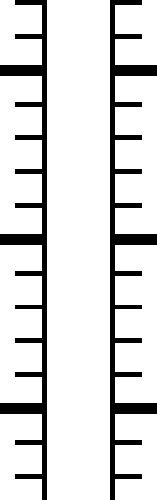 水墨标尺科技感线条素材