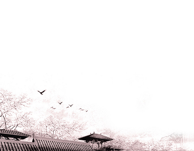 传统水墨风景画素材