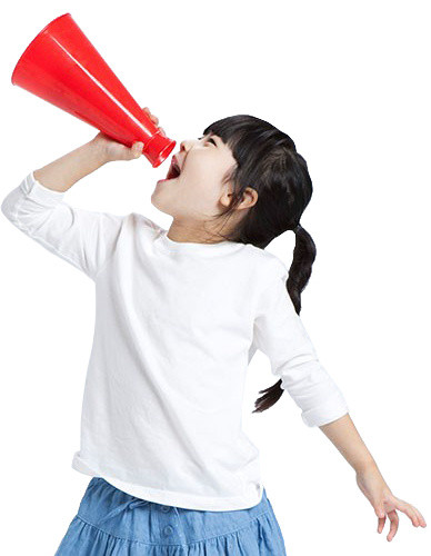 拿喇叭的女孩