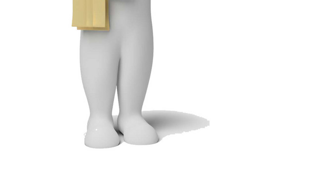 创意3D小人广告设计