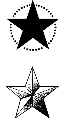 黑色五角星